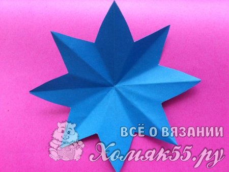 Как сделать объемную трехслойную снежинку из бумаги