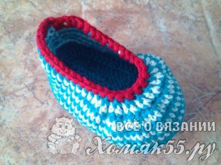 Морские пинетки крючком