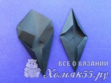 Как сделать снежинку из бумажных модулей