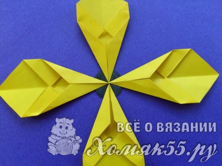 Как сделать снежинку из бумажных модулей