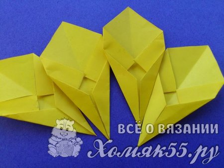 Как сделать снежинку из бумажных модулей