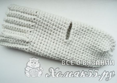 Варежки крючком