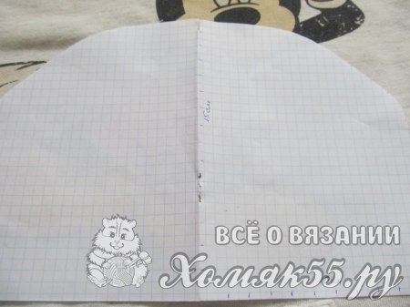 Трикотажная шапка для девочки за 30 минут