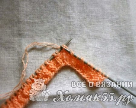 Шапочка для девочки спицами