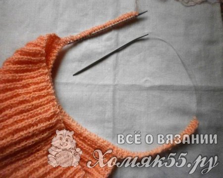 Шапочка для девочки спицами