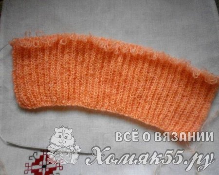 Шапочка для девочки спицами