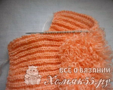 Шапочка для девочки спицами