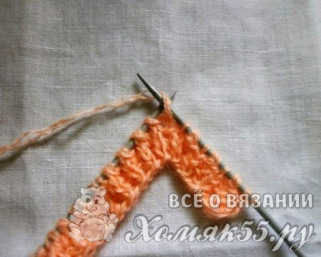 Шапочка для девочки спицами
