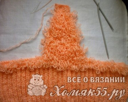 Шапочка для девочки спицами