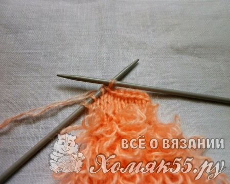 Шапочка для девочки спицами
