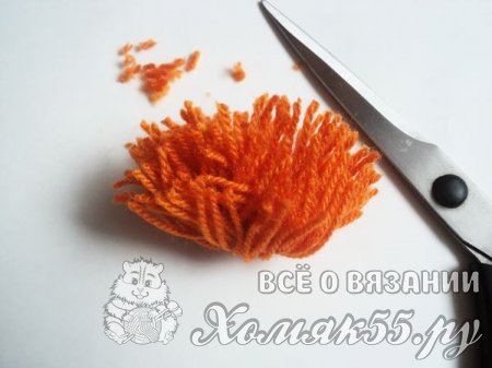 Шапка крючком из пышных столбиков