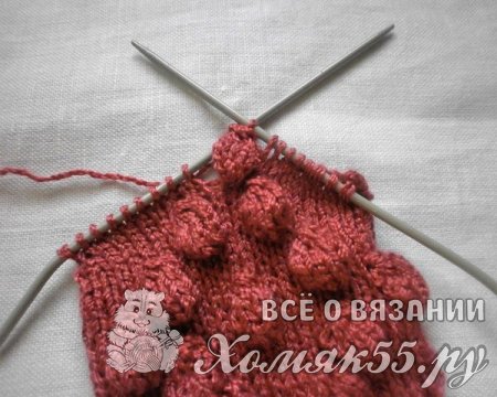 Вязание игольницы спицами