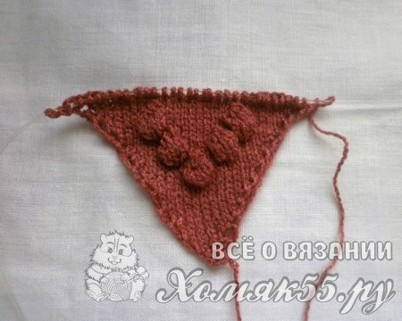 Вязание игольницы спицами