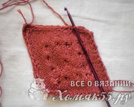 Вязание игольницы спицами