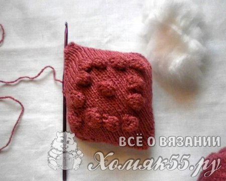 Вязание игольницы спицами