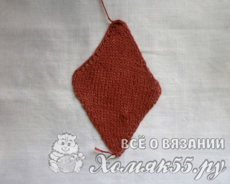 Вязание игольницы спицами