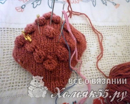 Вязание игольницы спицами