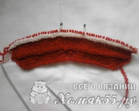 Пинетки для девочки на двух спицах