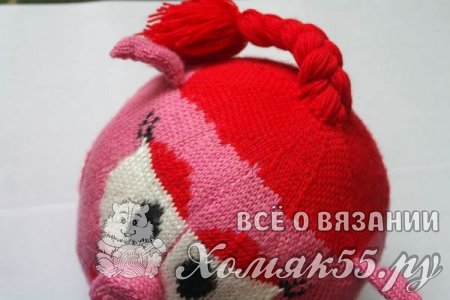 Смешарик Нюша спицами. Мастер-класс