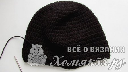 Зверошапка крючком - пошаговый мастер класс по вязанию