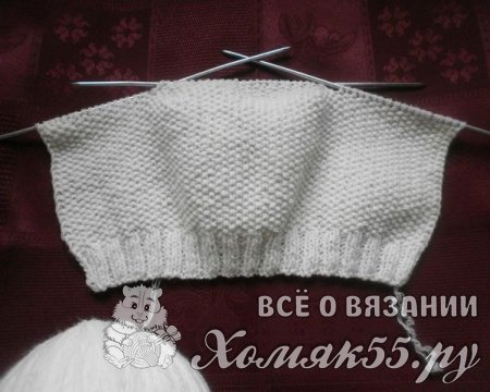 Чепчик для новорожденного спицами