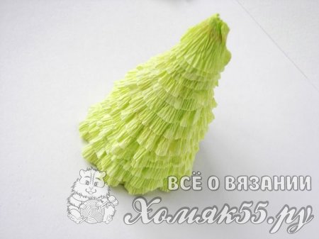 Ёлочка из бумаги