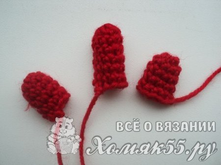 Вязаный петушок крючком
