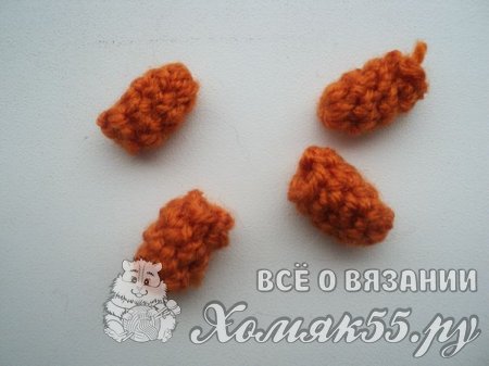 Вязаный петушок крючком