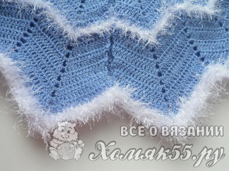 Костюм Снегурочки крючком