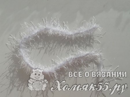 Костюм Снегурочки крючком