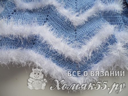 Костюм Снегурочки крючком