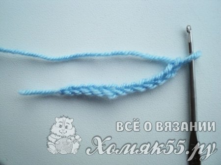 Сувенир «Валенки» крючком
