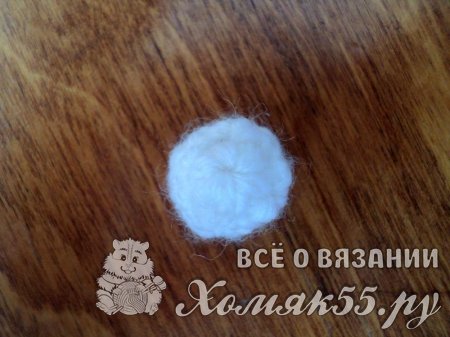 Объёмная снежинка крючком