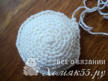 Объёмная снежинка крючком