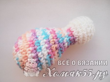 Петух вязаный крючком