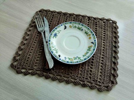 Кухонная салфетка крючком
